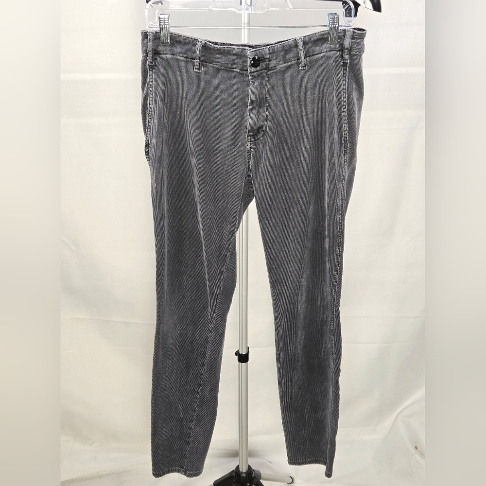 The Great. Gray Corduroy Elevated Basic Pants, Si… - image 1